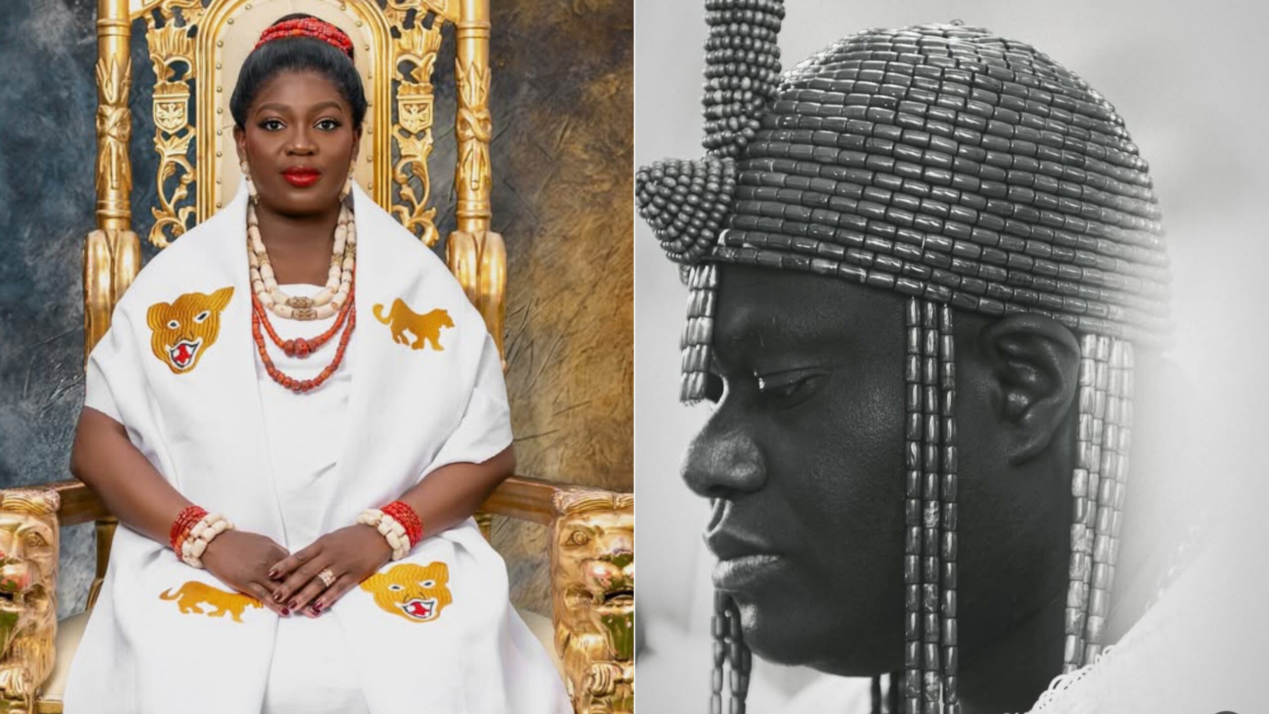 Queen Ashley celebrates Ooni’s wisdom & grace