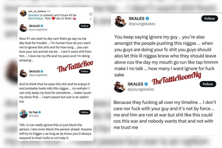 Skales calls out Wizkid over fans’ toxicity