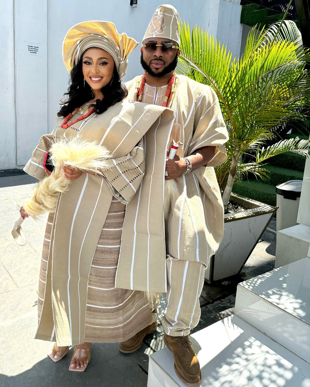 Olakunle Churchill and Rosy Meurer mark 5 years of marriage