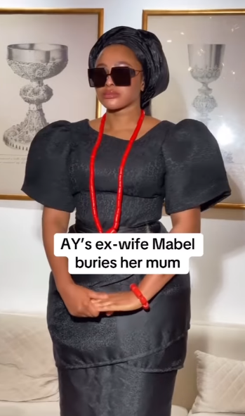 Mabel Makun mourns as she lays her mother to rest in emotional burial