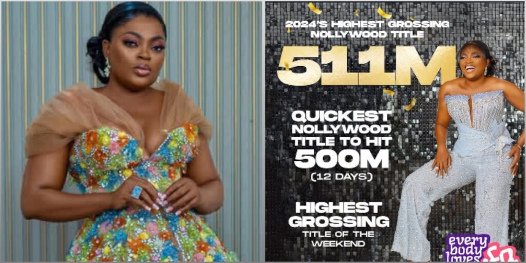 Funke Akindele’s 'Everybody Loves Jenifa' hits N500 million in 12 days, sets new record