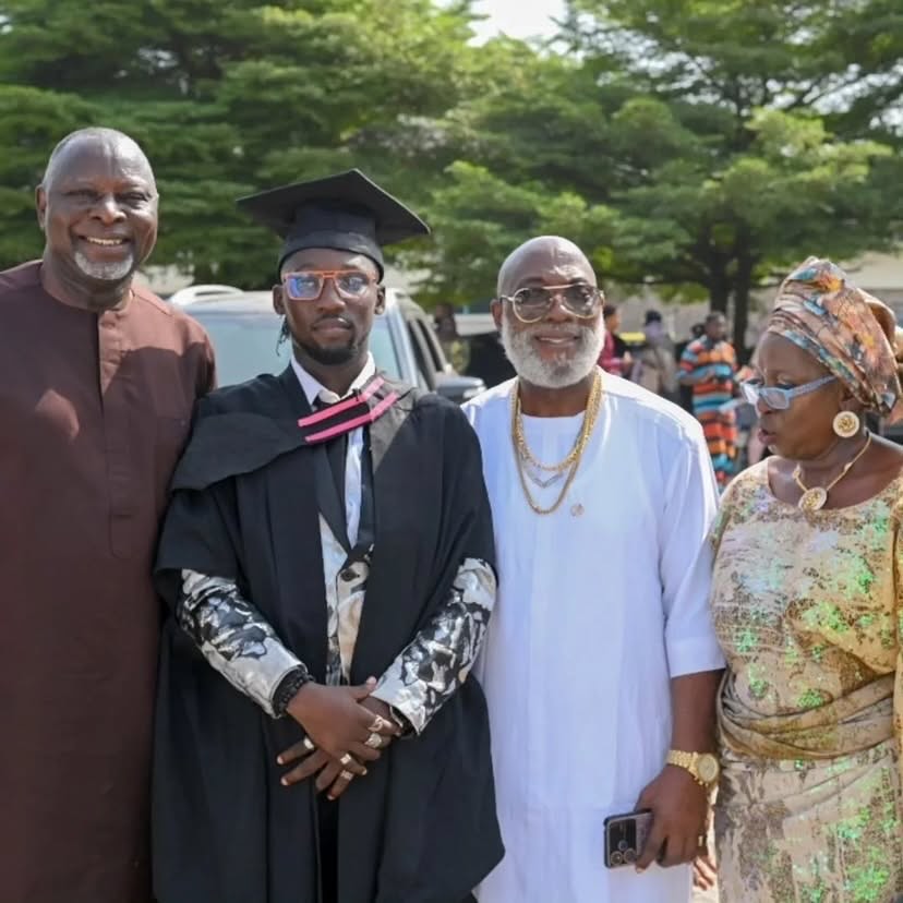 Jibola Dabo’s son graduates from university