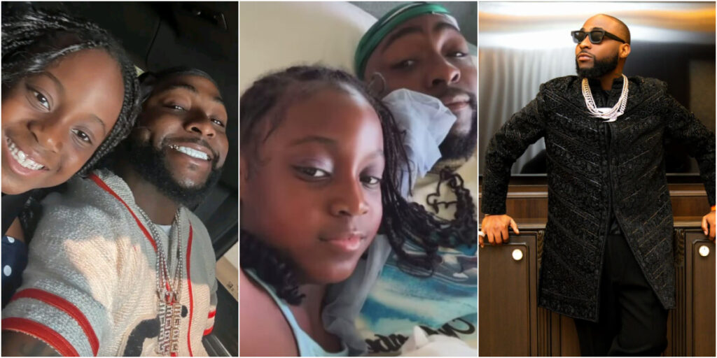 Davido shares heartwarming video with daughter Hailey online