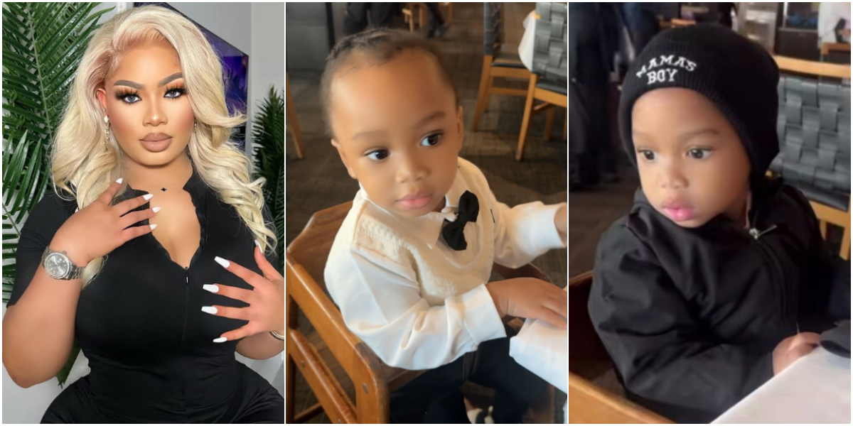 Nina Ivy finally unveils second son’s face for the first time as he turns 2