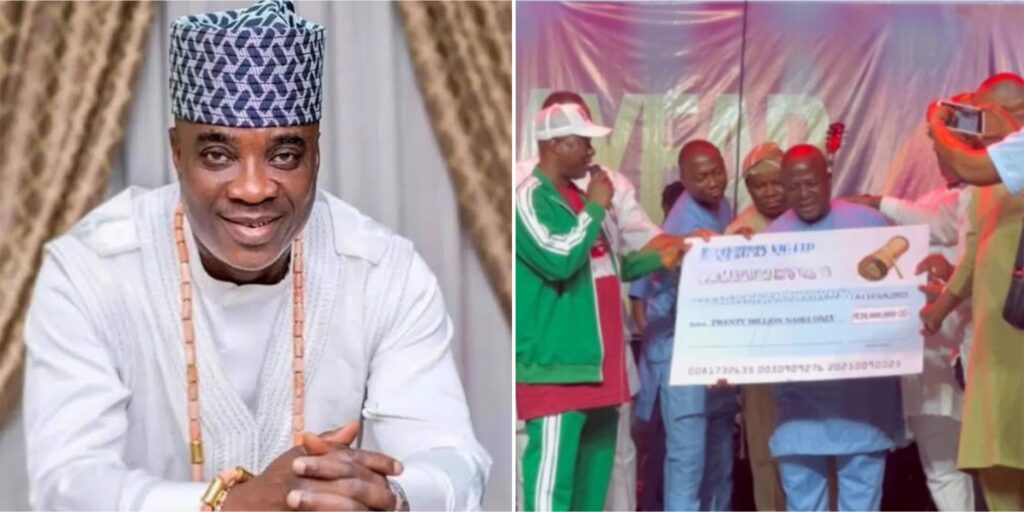 KWAM 1 rewards loyal band member with N20m during New Year celebration