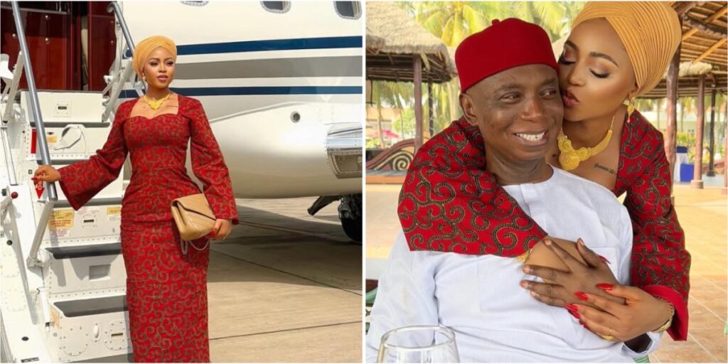 Regina Daniels shares adorable moments with husband Ned Nwoko at Ghana’s new president inauguration ceremony