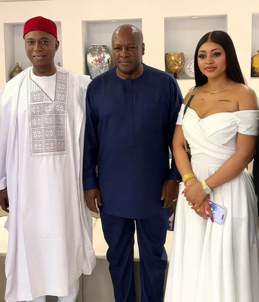 Regina Daniels posts photos with Ghana’s new President at inauguration