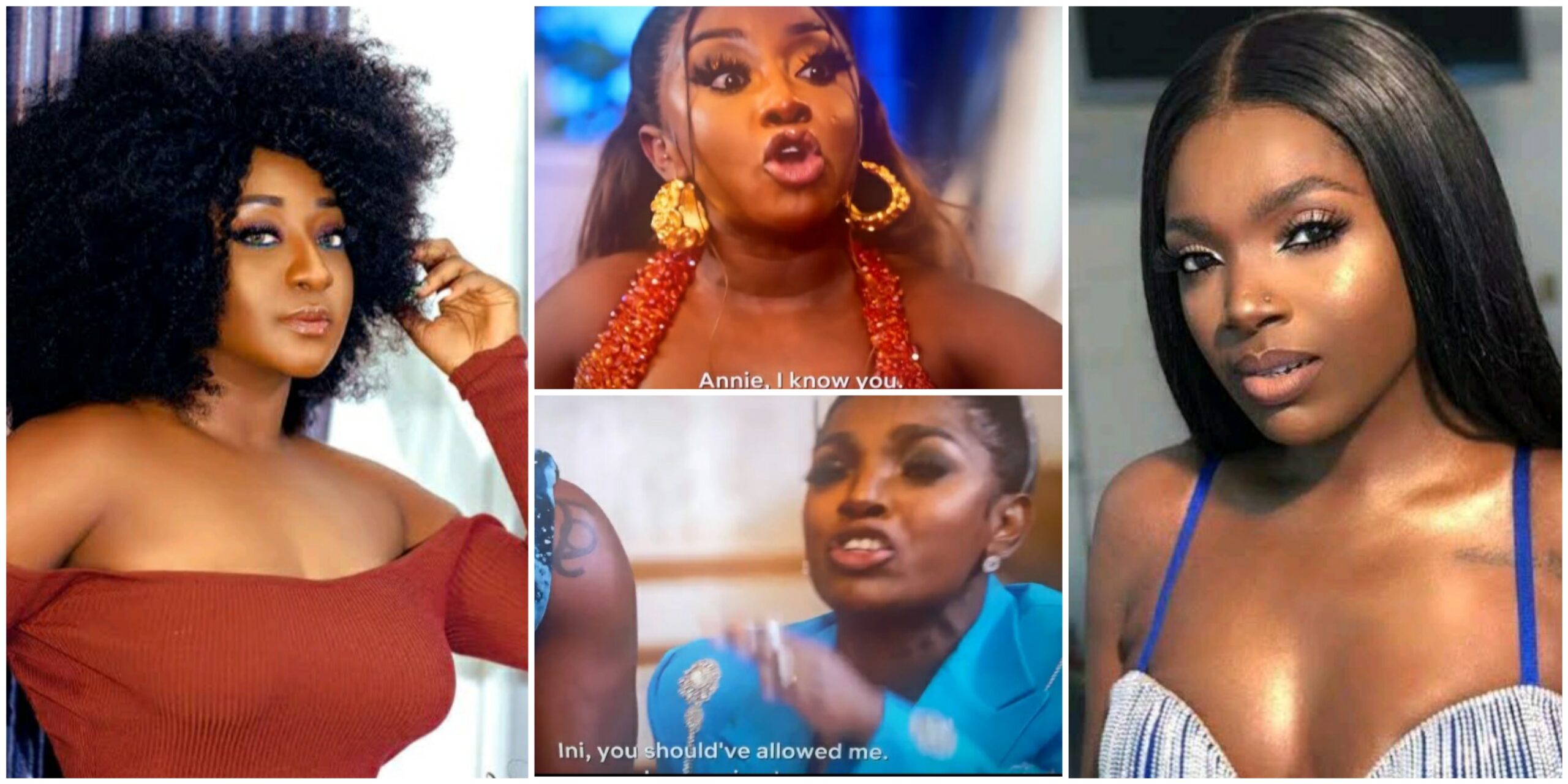 Ini Edo, Annie Idibia clash on popular reality TV show (VIDEO)