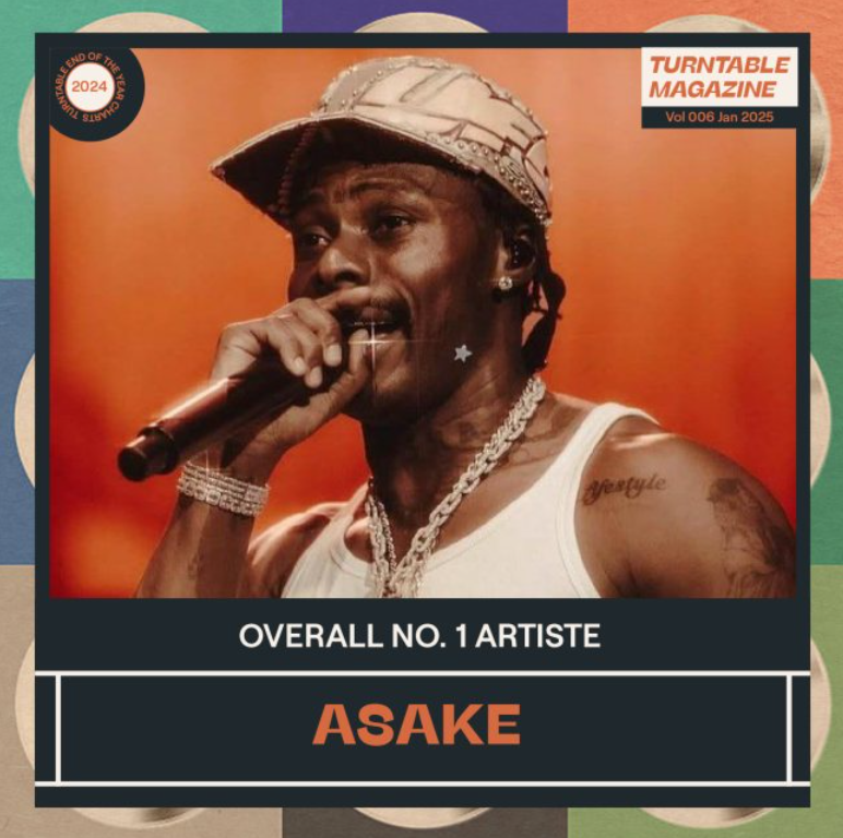 Asake breaks records, becomes Nigeria’s best-selling artist of 2024