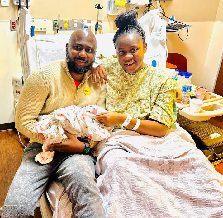 Olayinka Solomon and husband Olasunkanmi Mabinu Ori dedicate son