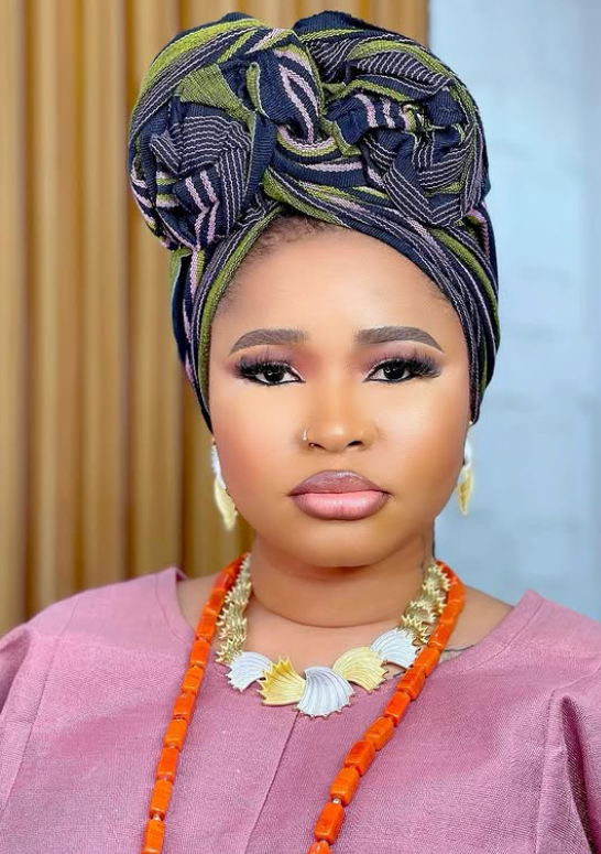 Queen Dami fires back at late Alaafin’s daughter over child’s paternity allegations, expresses readiness for DNA Test