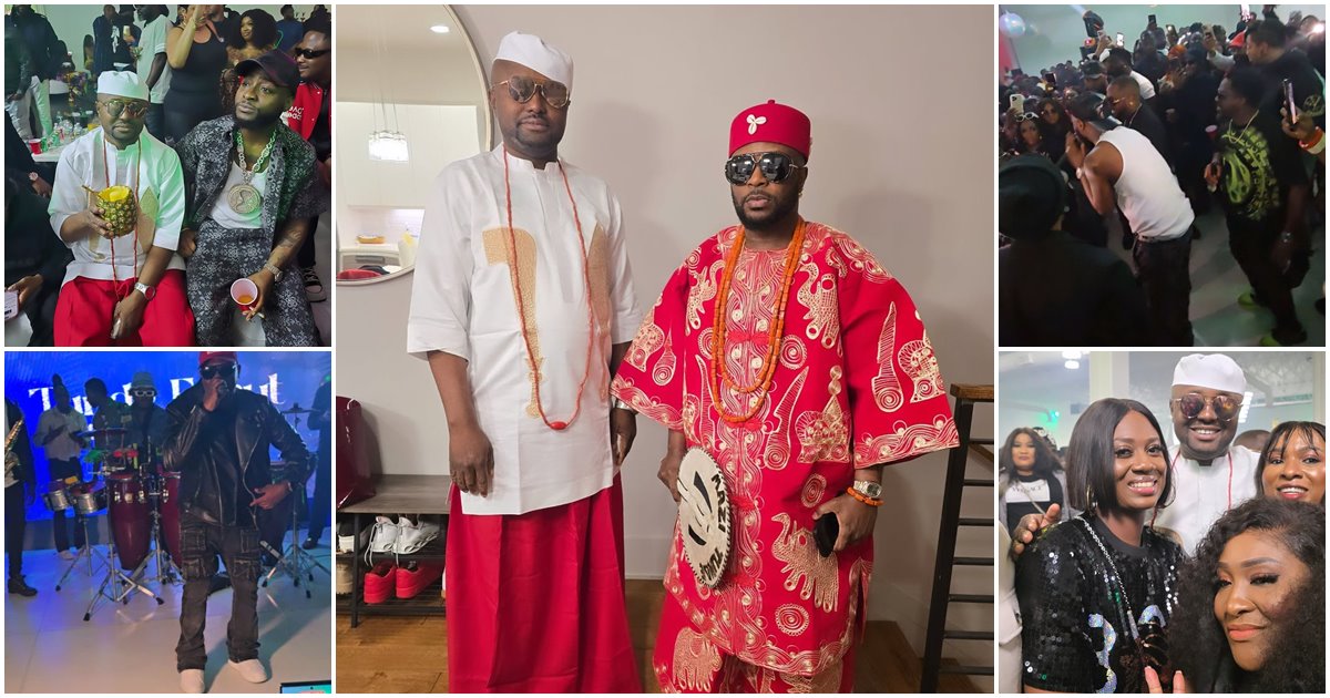 Davido, Dr Sid perform, Israel DMW present as Tunde Ednut enjoys birthday bash in Atlanta with friends -VIDEO