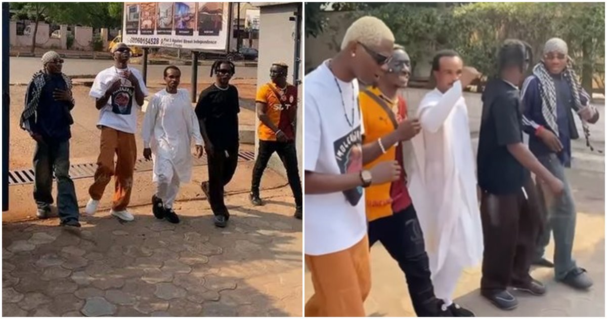 Tunde Ednut, others in awe as lookalikes of Osimhen, Mohbad, Jnr Pope, Odumeje, Naira Marley hang out -VIDEO