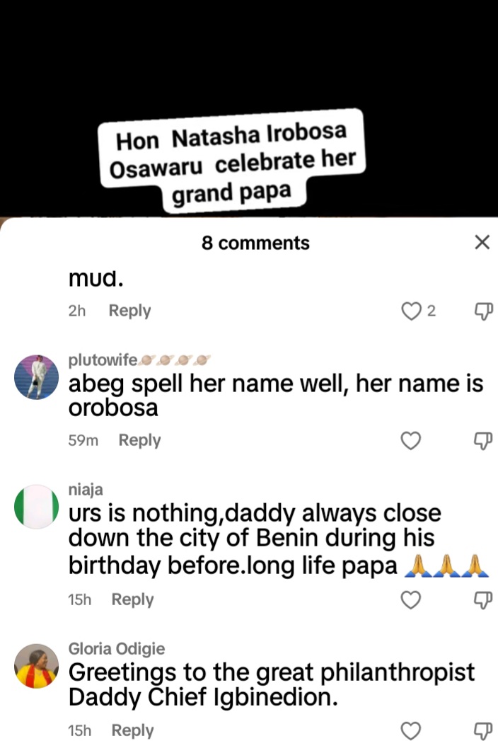 Rare video of 2Baba’s bride-to-be Natasha with her billionaire granddad Chief Igbinedion stirs online frenzy