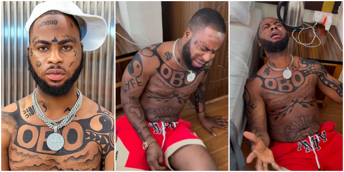 “My dream came true” – Trinity guy breaks down as Davido recognizes him