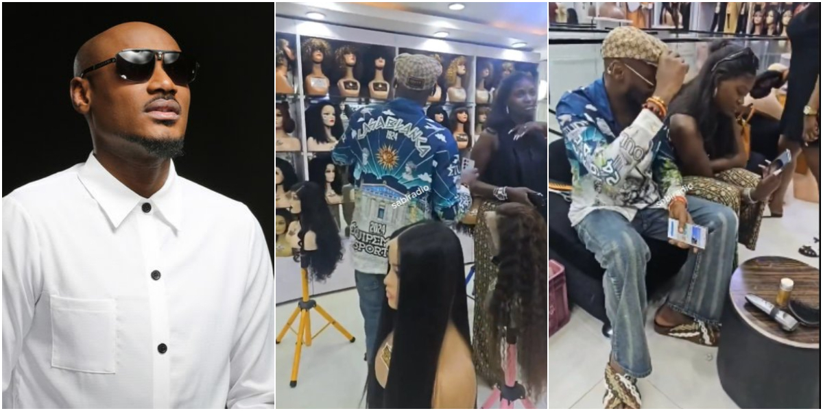 2Face spotted shopping for hair with Natasha amid missing laims