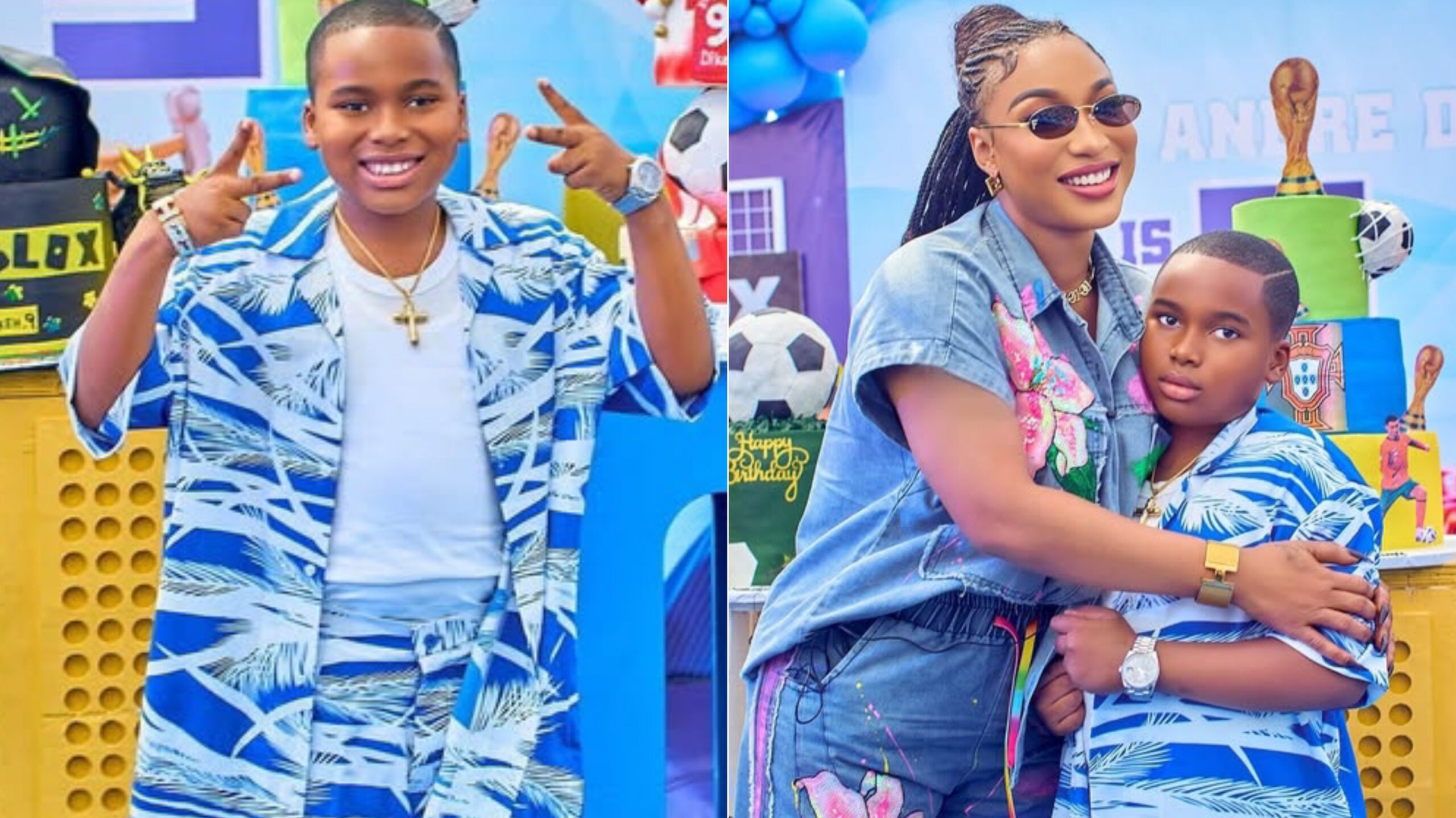 Tonto Dikeh prays for son as he celebrates ninth birthday