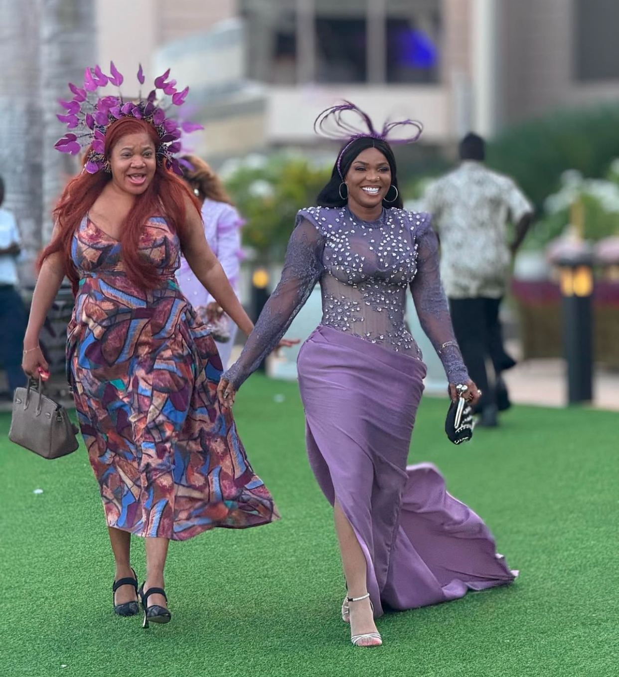 Priscilla Ojo and Juma Jux hold intimate civil wedding as Enioluwa catches Bouquet, other fun moments