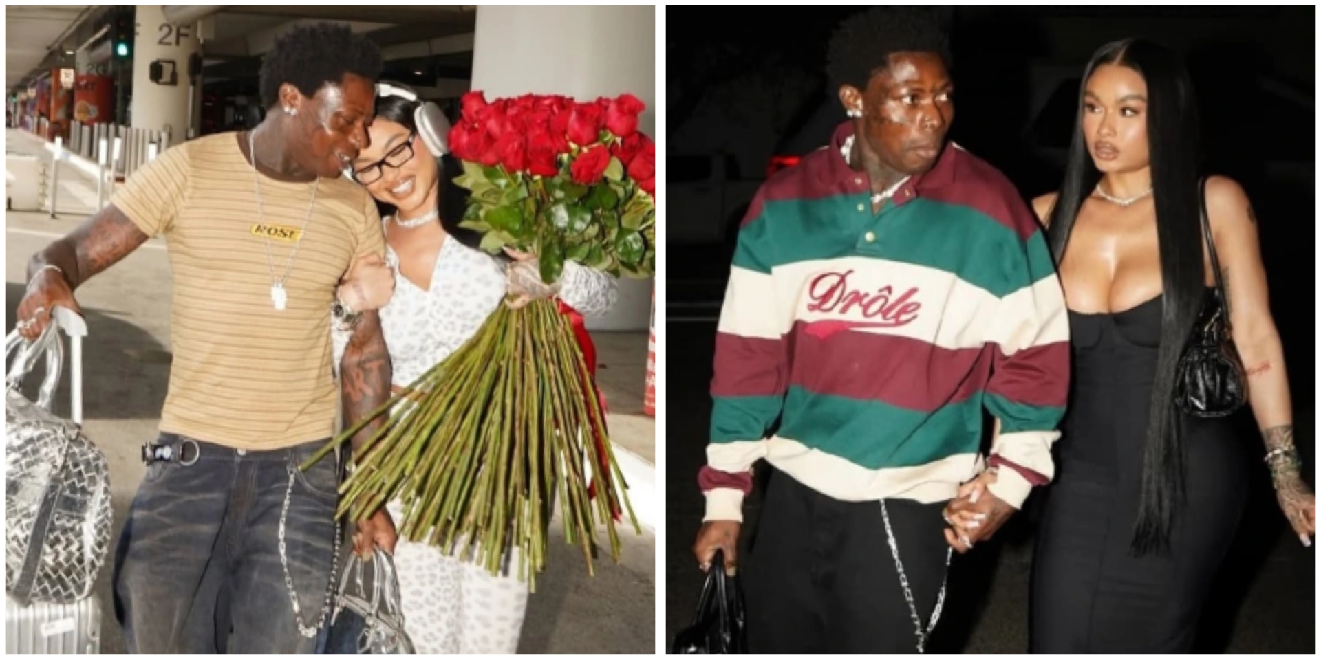 Asake sparks relationship rumors with American model India Love as they are spotted on a date in Los Angeles