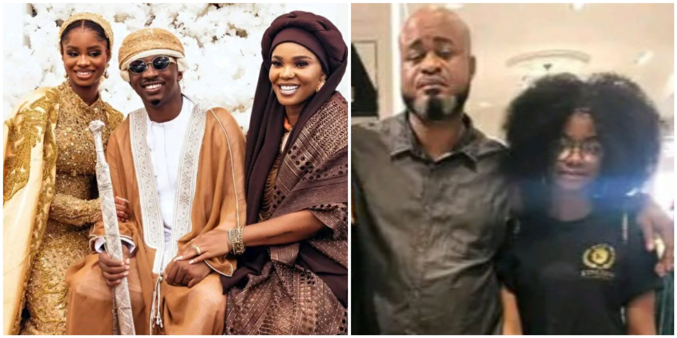 Amid talks of sidelining her dad from wedding to Juma Jux, Priscilla Ojo flaunts father-daughter moment