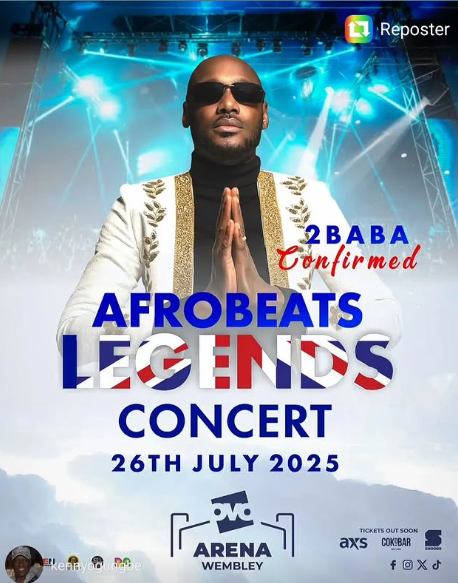 2Baba to perform at OVO Arena Wembley amid divorce controversy