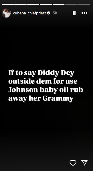 If to say Diddy dey outside, dem for rob Tems