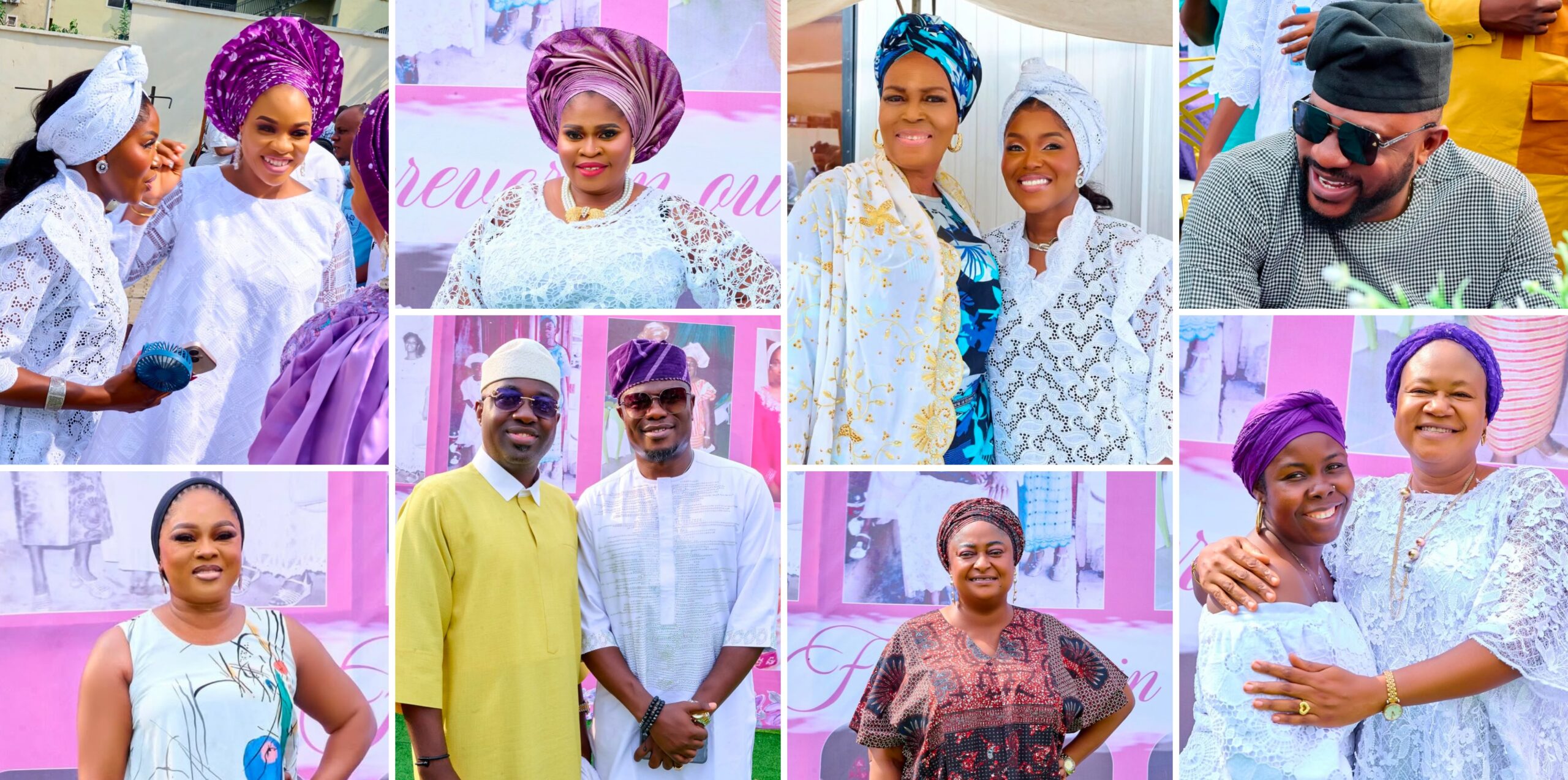 Biola Adebayo thanks Tawa Ajisefini, Mercy Aigbe’s hubby, Odunlade, others for attending mother’s Fidau