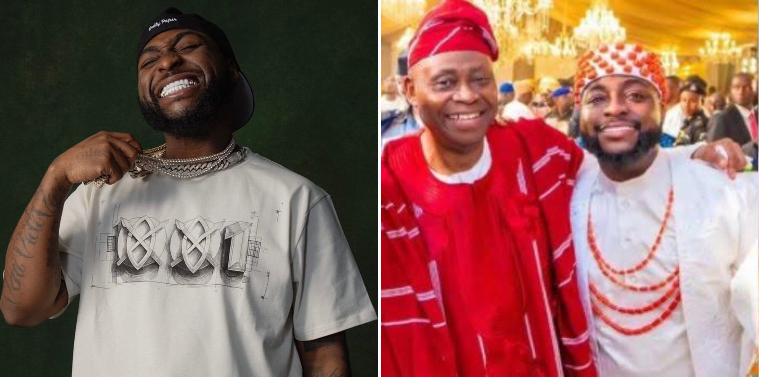 Davido expresses heartfelt gratitude in emotional birthday post to billionaire father