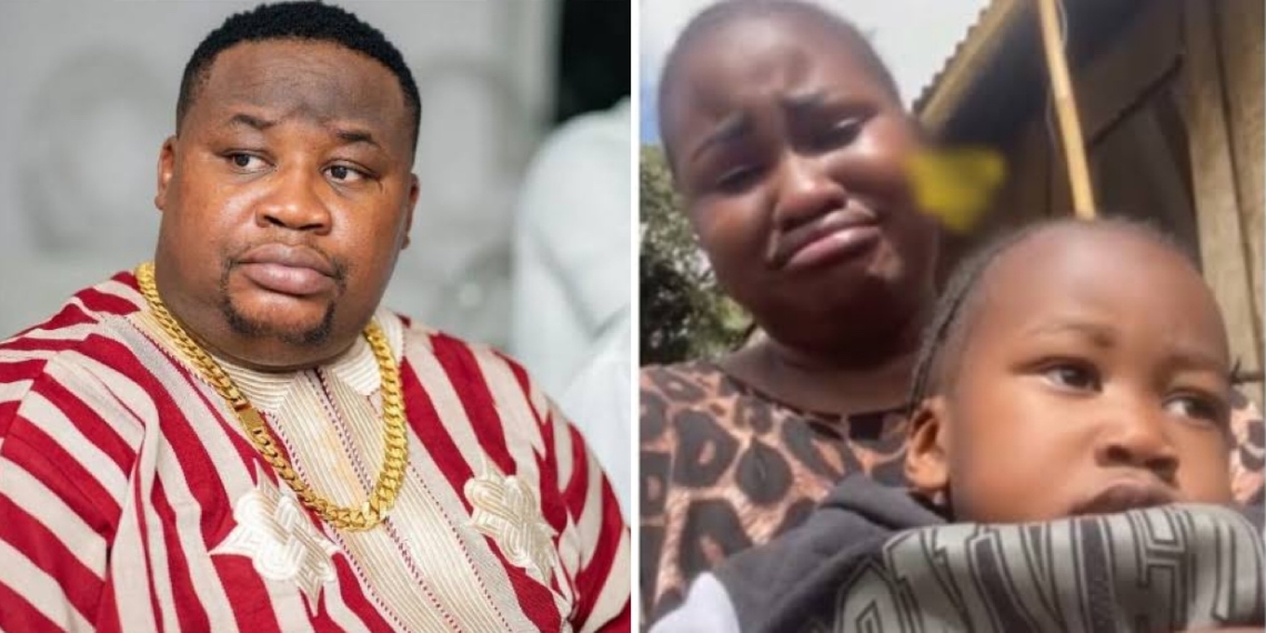 Money na belle – netizens hyped over Cubana Chief Priest’s ‘babymama’ 100m race challenge, loser claims son