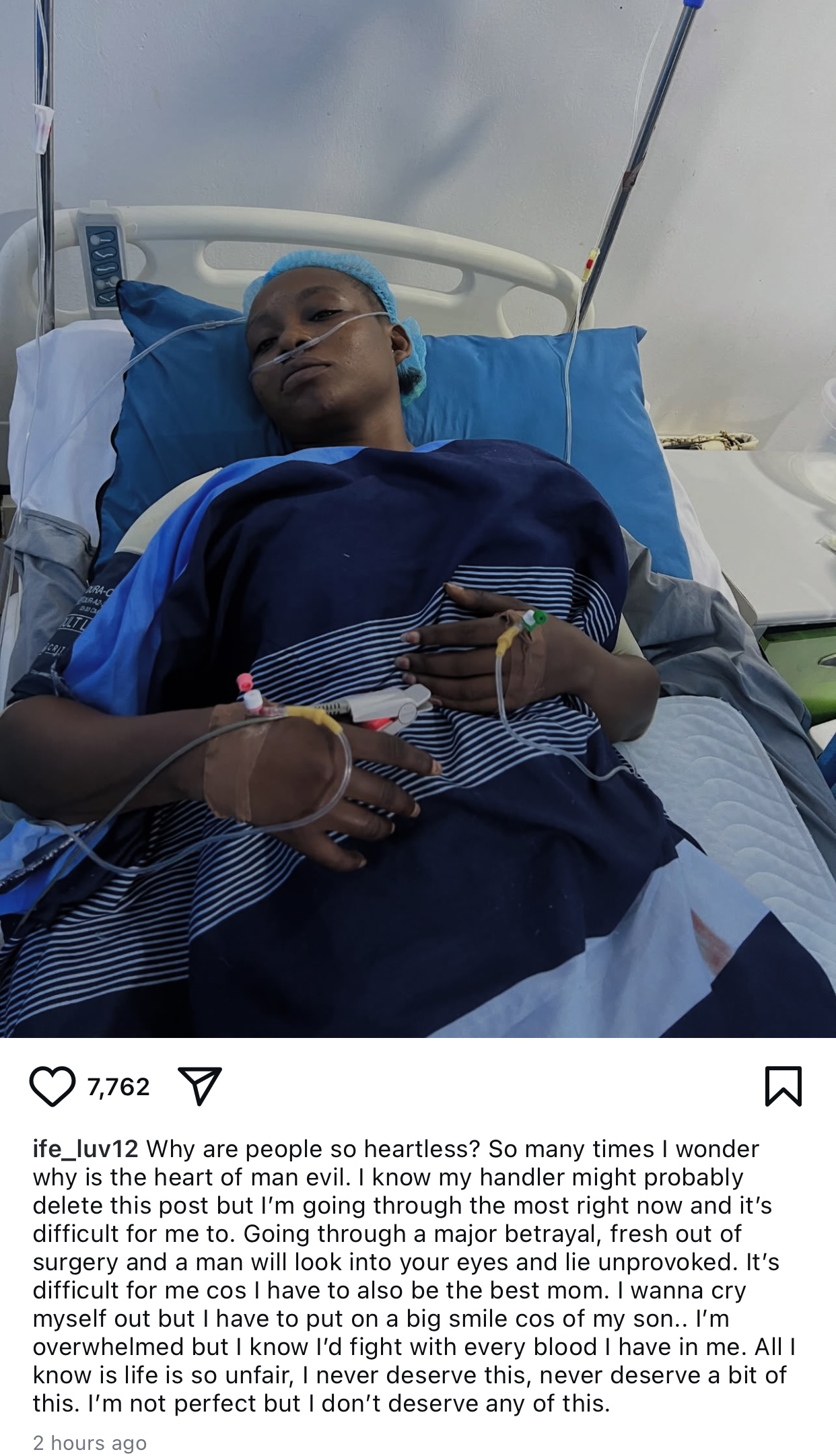 Oluwadolarz’ fiancee ends engagement over serial cheating, irresponsibility claims, after undergoing surgery