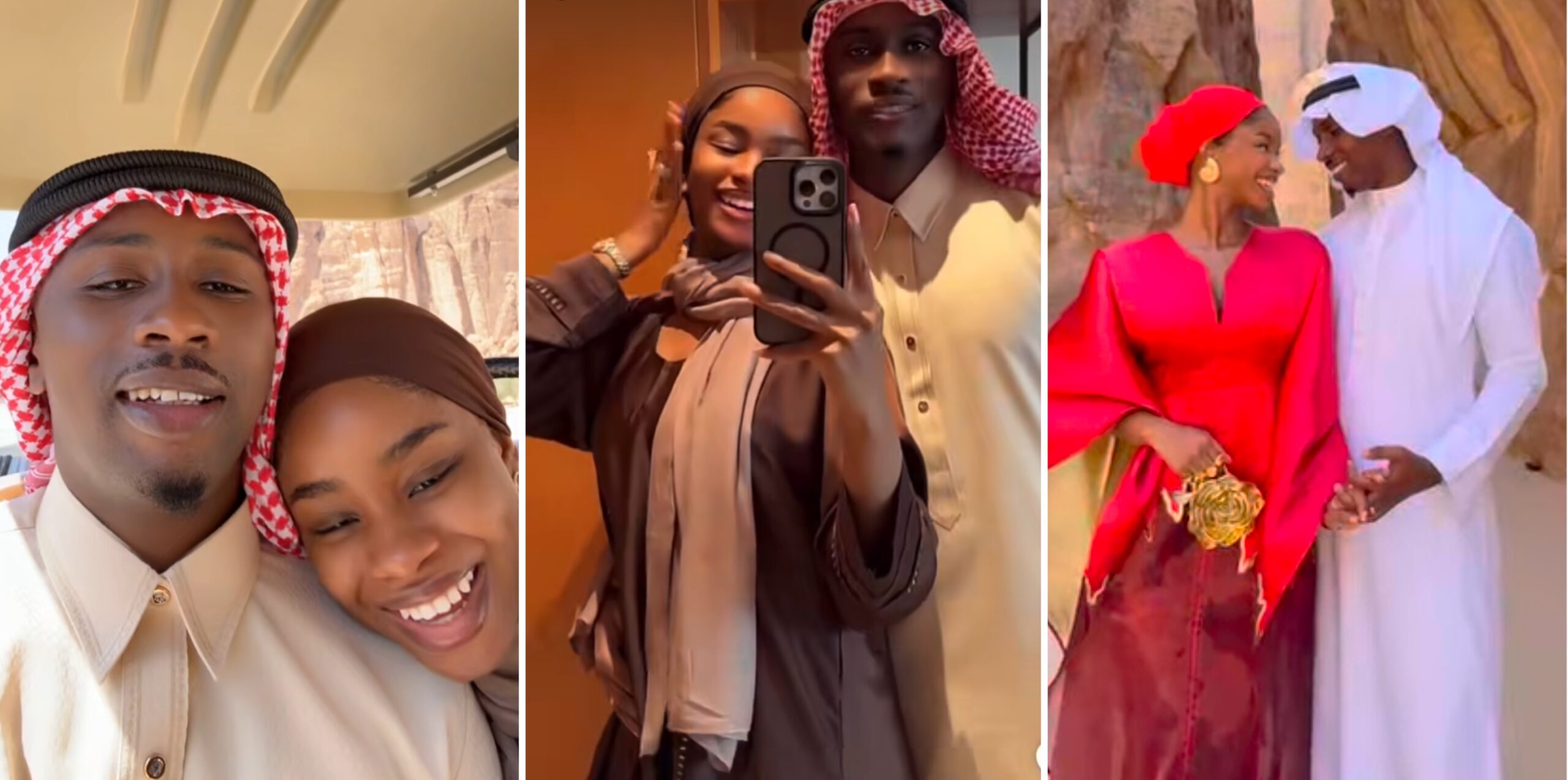 Priscilla Ojo’s husband Juma Jux spoils her silly at AlUla, Saudi Arabia on 24th birthday[VIDEO]