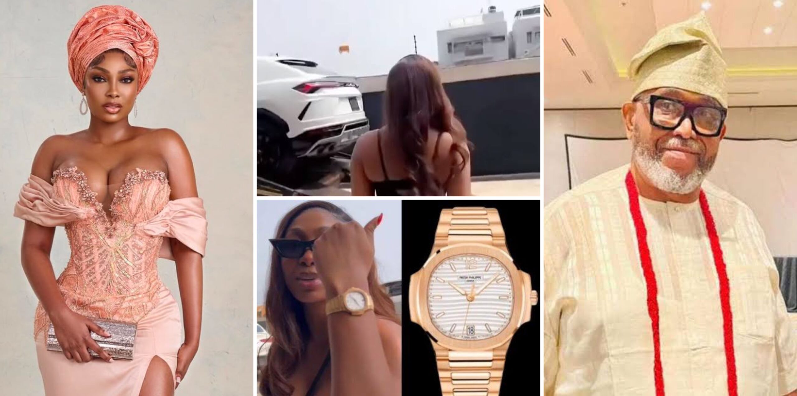 Patrick Doyle knocks those congratulating Sophia Egbueje on Lamborghini, Patek watch purchase