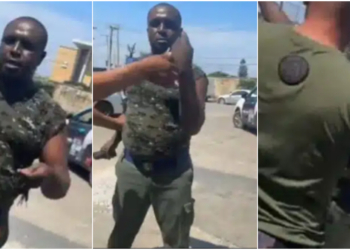 Nigerian army officer accused of assaulting woman at fuel station