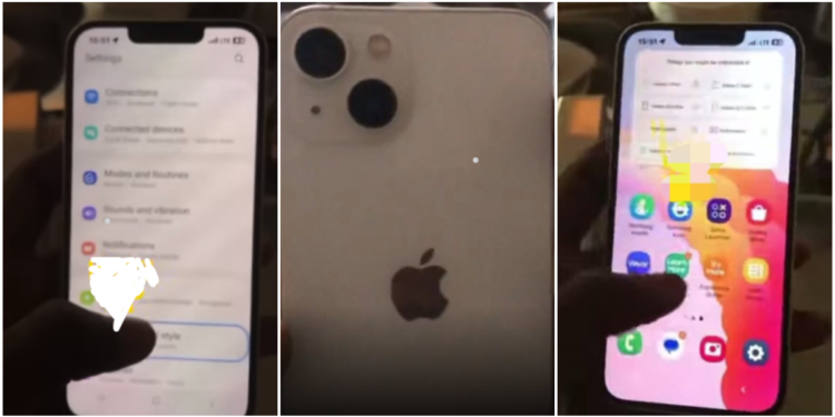 Man heartbroken as iPhone 13 purchased in Kaduna mysteriously transforms into android phone