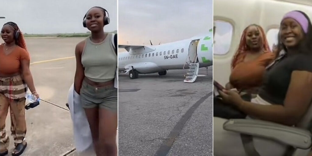 Lady reveals surprisingly low flight fare from Lagos to Ibadan