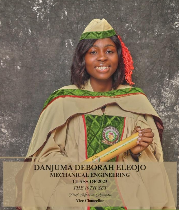 Lady achieves perfect CGPA of 5.0 in mechanical engineering at Landmark University