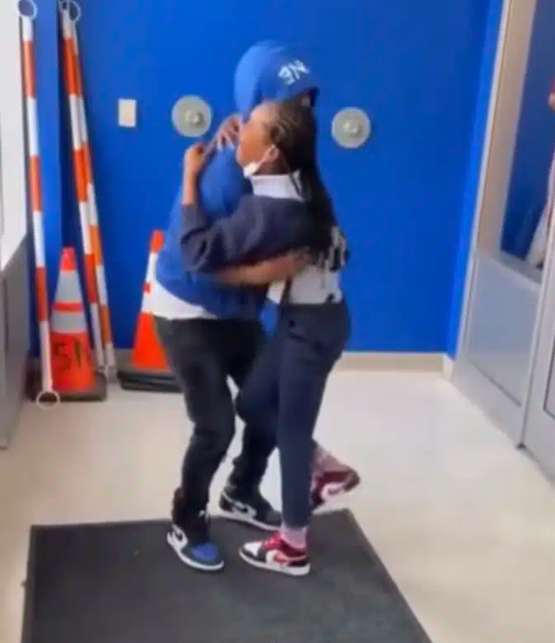 Father wrongly imprisoned for years surprises daughter at school