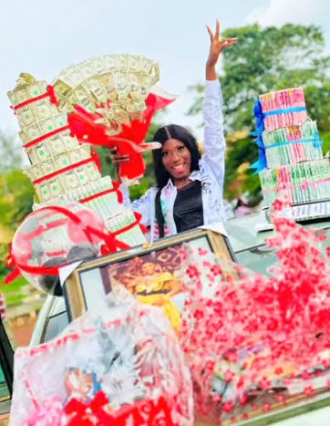 Wife's lavish graduation celebration causes stir online