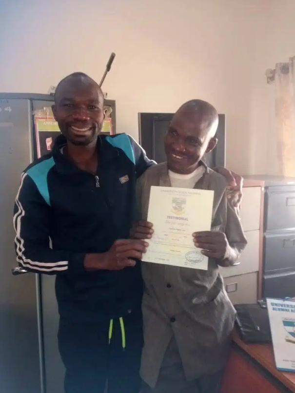 UNIJOS' oldest student, Bojo, graduates after 19 years