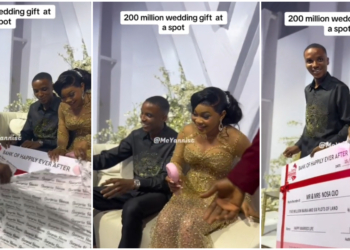Man stuns many as he surprises brother with N200 million gift on wedding day