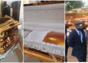 Imo billionaire buries late father-in-law in N130 million gold-plated casket