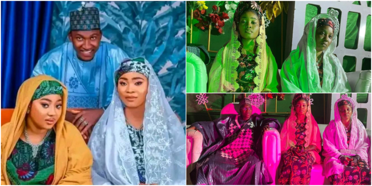 Nigerian man weds two women in a single ceremony