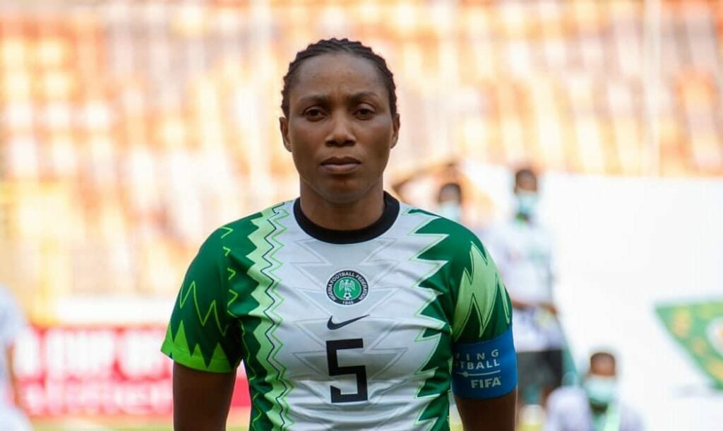 Onome Ebi, captain of the Super Falcons