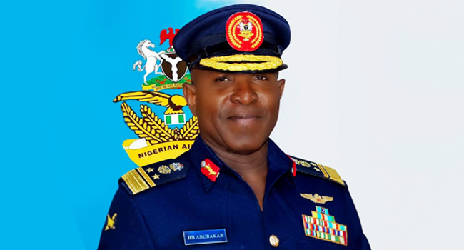 Air Marshal Hasan Abubakar, the chief of the air staf