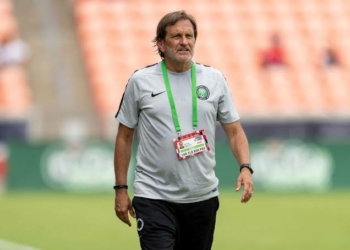 Randy Waldrum, coach of the Super Falcons