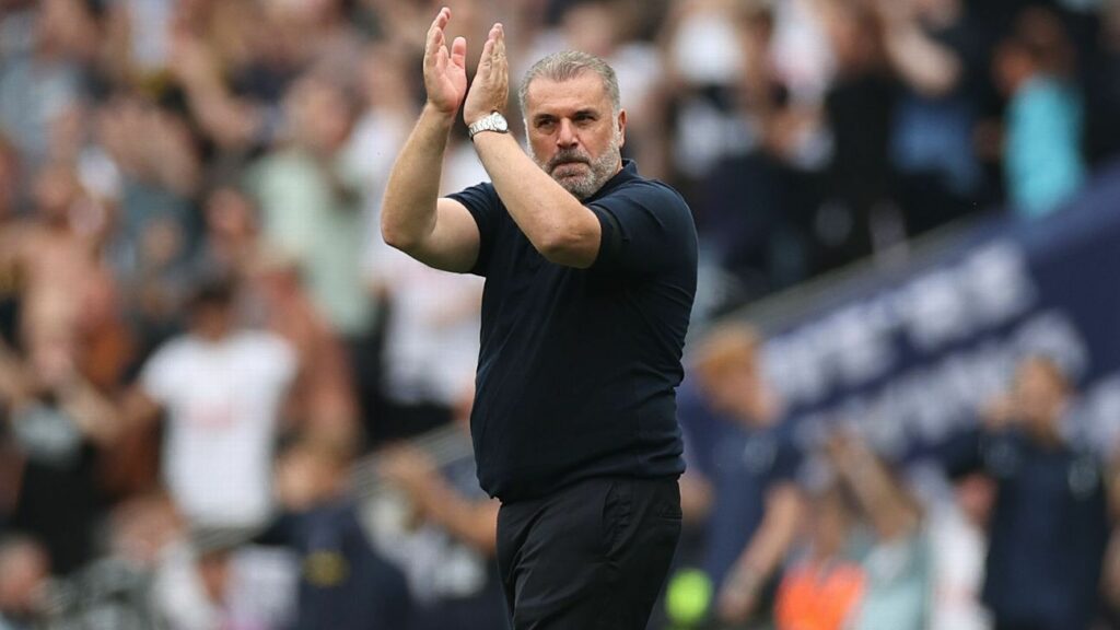 Tottenham manager Ange Postecoglou