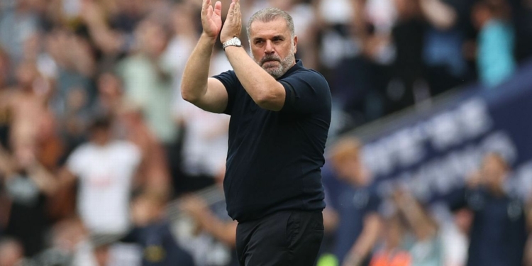 Tottenham manager Ange Postecoglou