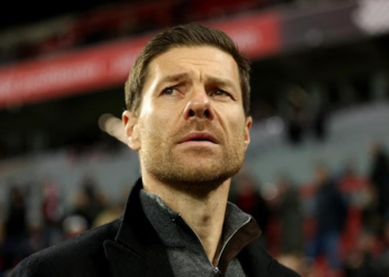 Bayer Leverkusen coach Xabi Alonso