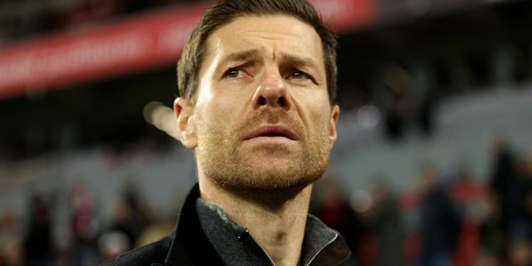 Bayer Leverkusen coach Xabi Alonso