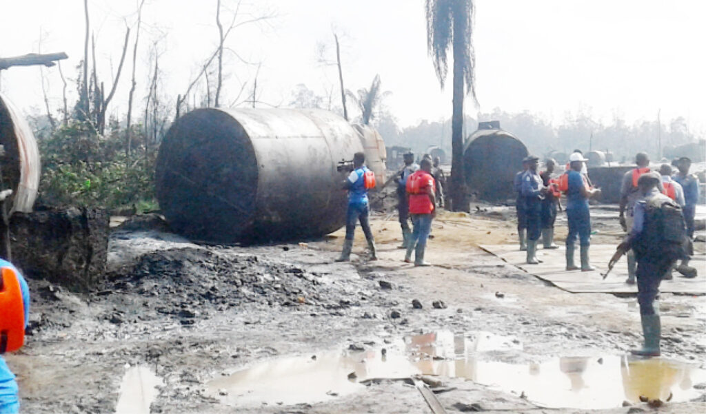 Illegal Refineries in Bayelsa